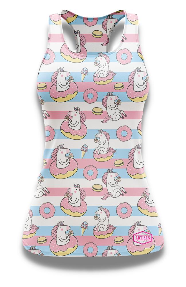 Ladies Vest Unicornasaurus