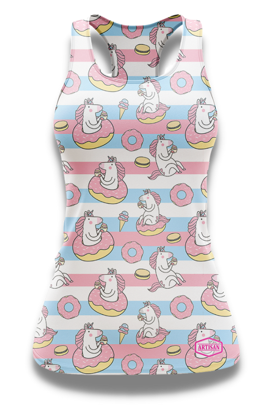 Ladies Vest Unicornasaurus